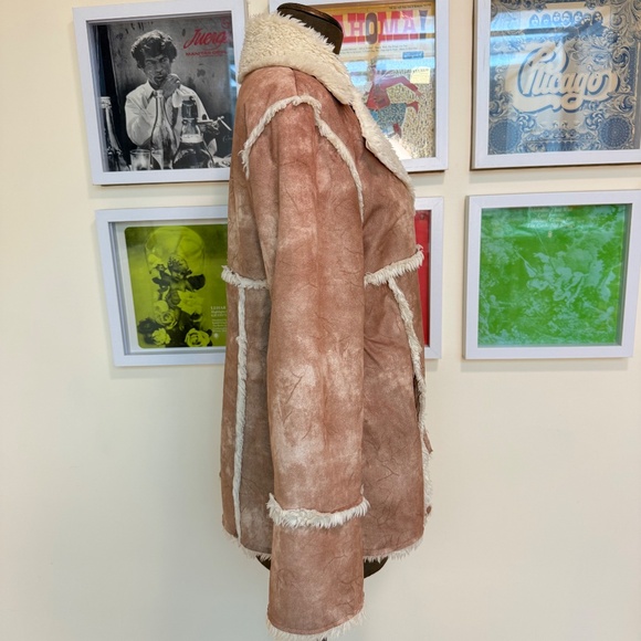 🤎 Y2k Faux Shearling Jacket 🤎 - Picture 3 of 12